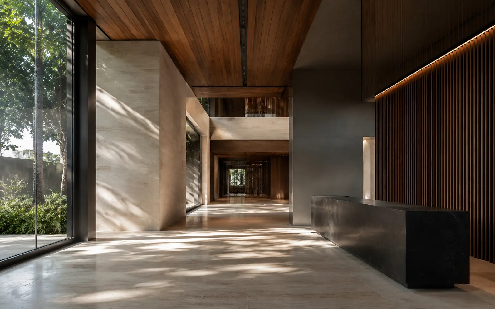 Imagem ilustrativa de arquitetura e interiores integrados
